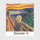 Edvard Munch - The Scream 1910 Sticker (Vel)