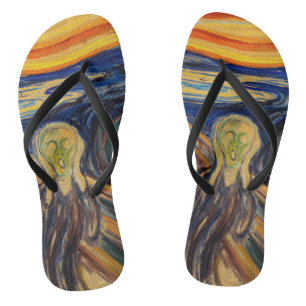 Edvard Munch - The Scream 1910 Teenslippers