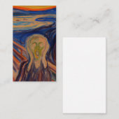 Edvard Munch The Scream 1910 Visitekaartje (Voorkant / Achterkant)