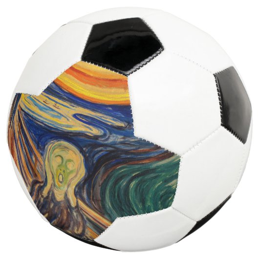 Edvard Munch - The Scream 1910 Voetbal (Drie kwart)