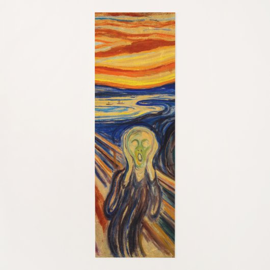 Edvard Munch - The Scream 1910 Yogamat (Voorkant)