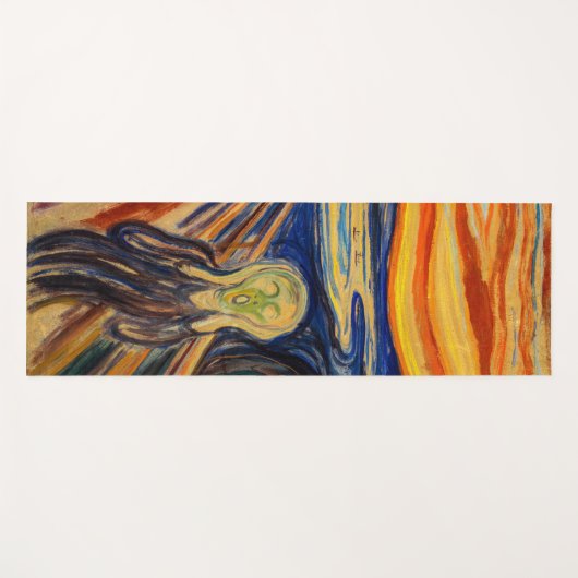 Edvard Munch - The Scream 1910 Yogamat (Voorkant (horizontaal))