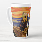 Edvard Munch The Scream Freaked Out Latte Mok (Linkerhoek)