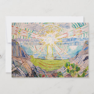 Edvard Munch - The Sun 1910 Bedankkaart