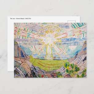 Edvard Munch - The Sun 1910 Briefkaart