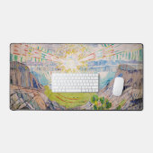 Edvard Munch - The Sun 1910 Bureaumat (Keyboard & Muis)