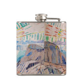 Edvard Munch - The Sun 1910 Heupfles (Achterkant)