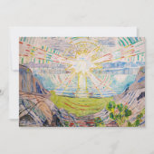 Edvard Munch - The Sun 1910 Kaart (Voorkant)