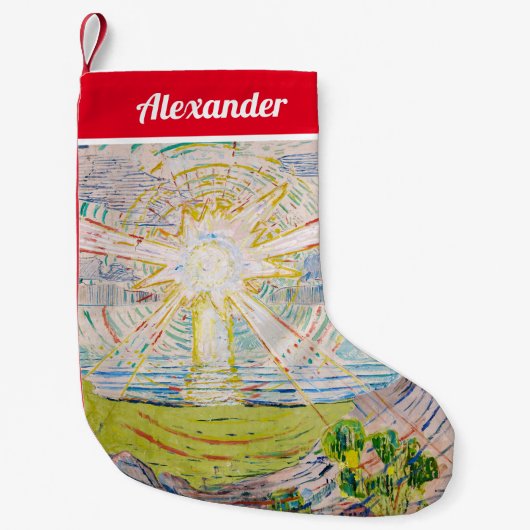 Edvard Munch - The Sun 1910 Kleine Kerstsok (Voorkant)