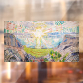 Edvard Munch - The Sun 1910 Raamsticker (Vel 2)