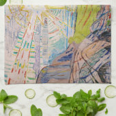 Edvard Munch - The Sun 1910 Theedoek (Gevouwen)