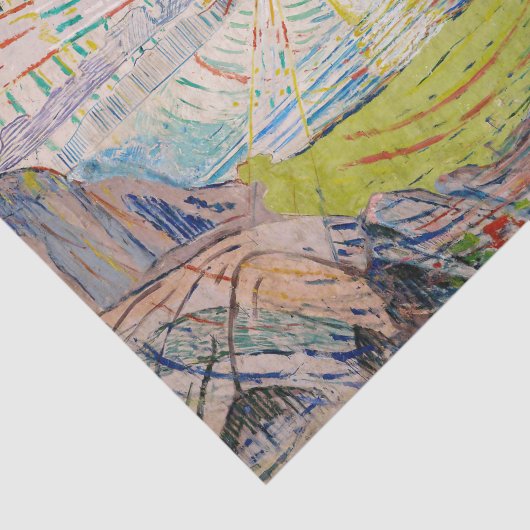 Edvard Munch - The Sun 1910 Tissuepapier (Detail)