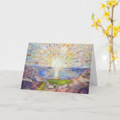 Edvard Munch - The Sun 1911 Kaart (Gele Bloem)