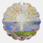Edvard Munch - The Sun 1911 Ornament Kaart (Achterkant)
