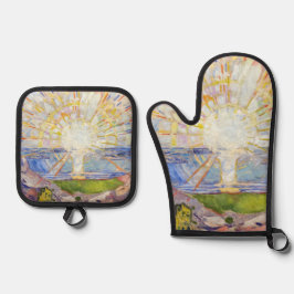 Edvard Munch - The Sun 1911 Ovenwant & Pannenlap Set
