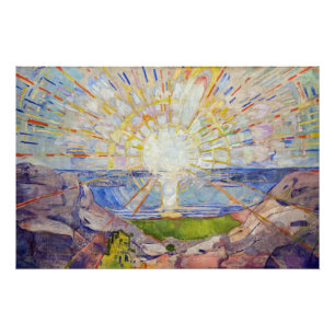 Edvard Munch - The Sun 1911 Perfect Poster