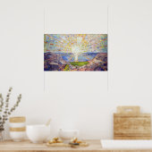 Edvard Munch - The Sun 1911 Poster (Keuken)