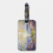 Edvard Munch - The Sun 1911 - QR Code Bagagelabel (Achterkant verticaal)