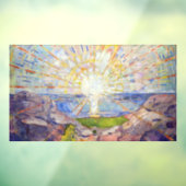 Edvard Munch - The Sun 1911 Raamsticker (Vel 3)