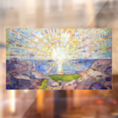 Edvard Munch - The Sun 1911 Raamsticker (Vel 2)
