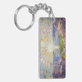 Edvard Munch - The Sun 1911 Sleutelhanger (Voorkant Links)