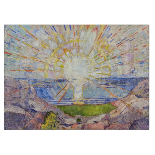 Edvard Munch - The Sun 1911 Snijplank (Voorkant)