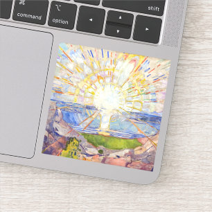 Edvard Munch - The Sun 1911 Sticker