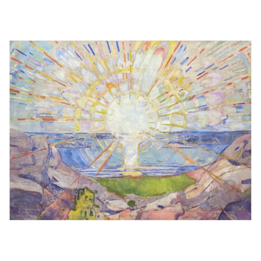 Edvard Munch - The Sun 1911 Tafelkleed (Voorkant (Horizontaal))