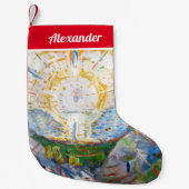 Edvard Munch - The Sun 1912 Kleine Kerstsok (Voorkant)