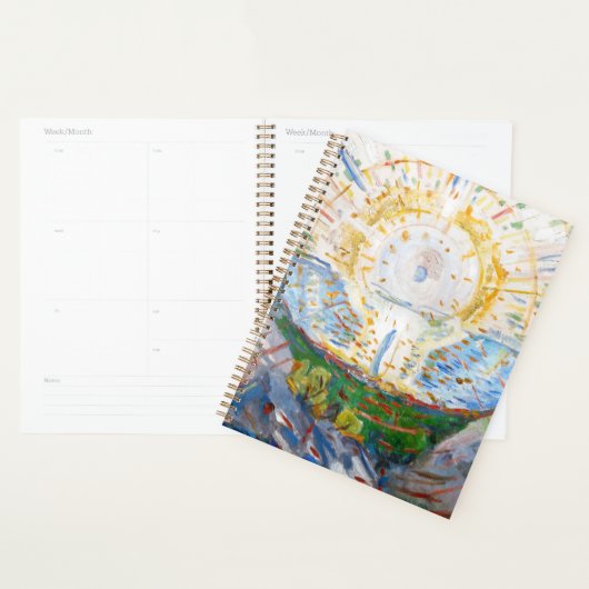 Edvard Munch - The Sun 1912 Planner (Display)