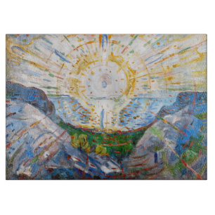 Edvard Munch - The Sun 1912 Snijplank