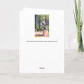 Edvard Munch - The Thinker by Rodin Kaart (Achterkant)