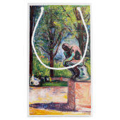 Edvard Munch - The Thinker by Rodin Klein Cadeauzakje (Achterkant)