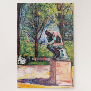 Edvard Munch - The Thinker by Rodin Legpuzzel