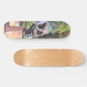 Edvard Munch - The Thinker by Rodin Skateboard (Horizontaal)