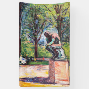 Edvard Munch - The Thinker by Rodin Spandoek