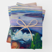 Edvard Munch - Train Smoke Inpakpapier Vel (In situ)