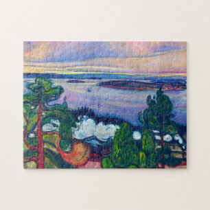 Edvard Munch - Train Smoke Legpuzzel