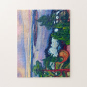 Edvard Munch - Train Smoke Legpuzzel (Verticaal)