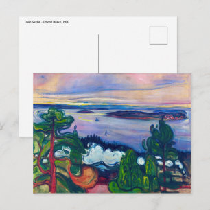 Edvard Munch - Trein Rook Briefkaart