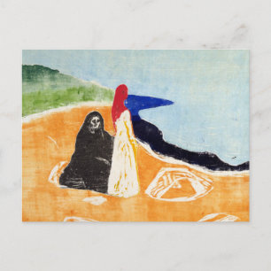 Edvard Munch Twee Vrouwen op de kust Briefkaart