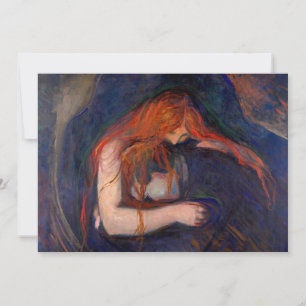 Edvard Munch - Vampire / Love and Pain Bedankkaart