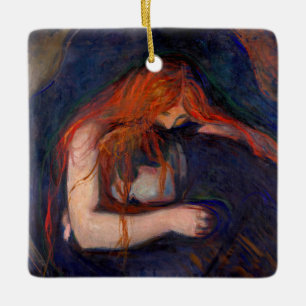 Edvard Munch - Vampire / Love and Pain Keramisch Ornament