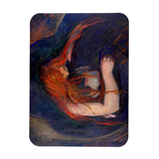 Edvard Munch - Vampire / Love and Pain Magneet (Verticaal)