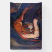 Edvard Munch - Vampire / Love and Pain Spandoek (Verticaal)