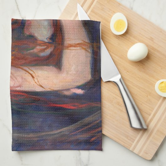 Edvard Munch - Vampire / Love and Pain Theedoek (Quarter Fold)