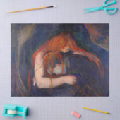 Edvard Munch - Vampire / Love and Pain Tissuepapier (Craft)