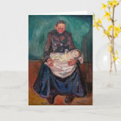 Edvard Munch - Vrouw met ziek kind, Overerving Kaart (Gele Bloem)