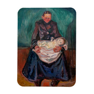 Edvard Munch - Vrouw met ziek kind, Overerving Magneet