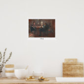 Edvard Munch Zedign Art Poster #574 (Keuken)
